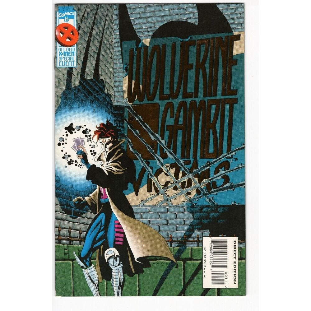 Wolverine/Gambit: Victims #1 - #4 comic books 9.0+ 1995 vintage direct ed.